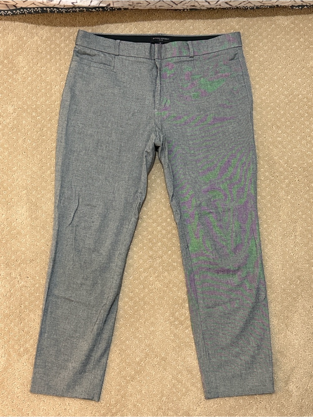 *NWOT* Banana Republic Sloan Mid-Rise Dress Pants, Grey, Sz 12
